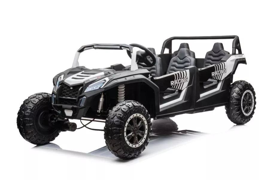 Vaikiškas elektromobilis visureigis Buggy A033 4x4 24V balta