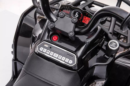 Vaikiškas keturratis elektrinis LEAN CARS Madman JS009 Juodas