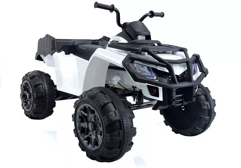 Vaikiškas keturratis LEAN CARS BDM0909 White 24V – Elektrinė transporto priemonė