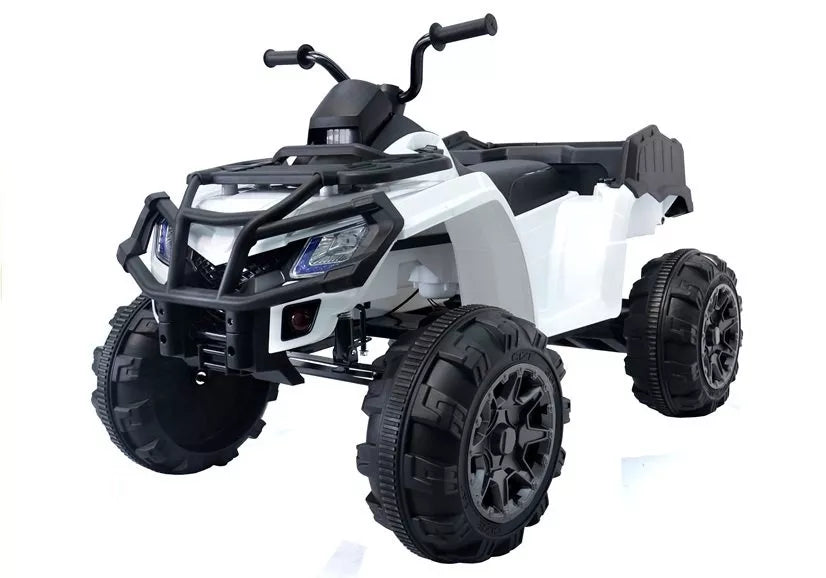 Vaikiškas keturratis LEAN CARS BDM0909 White 24V – Elektrinė transporto priemonė