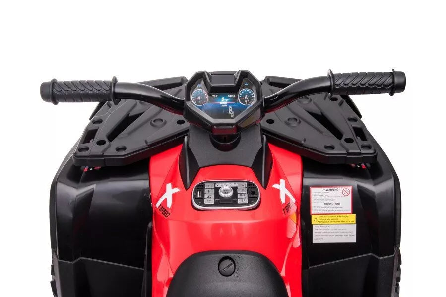 Vaikiškas keturratis LEAN CARS Quad S615 raudonas, 24V