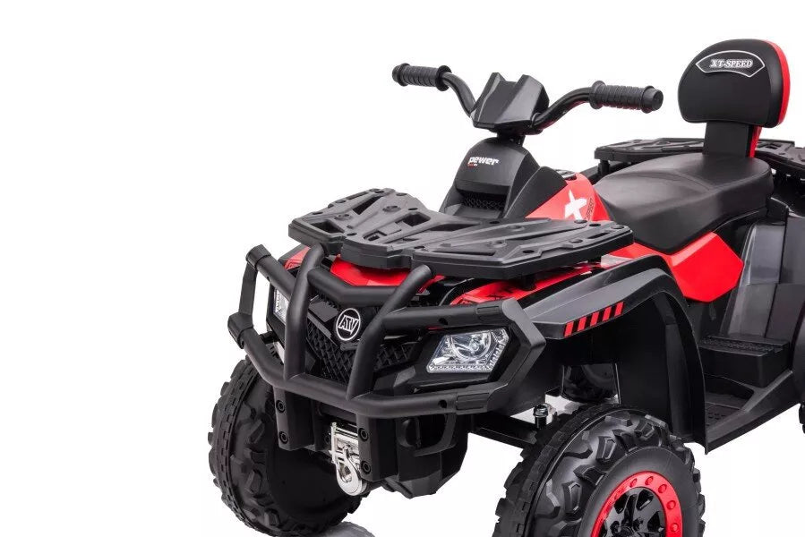 Vaikiškas keturratis LEAN CARS Quad S615 raudonas, 24V