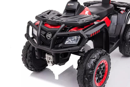 Vaikiškas keturratis LEAN CARS Quad S615 raudonas, 24V