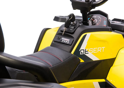 Vaikiškas keturratis LEAN CARS XMX607 – Geltonas