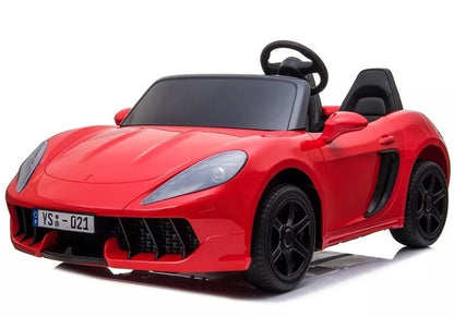 YSA021A elektrinis vaikiškas automobilis, raudonas